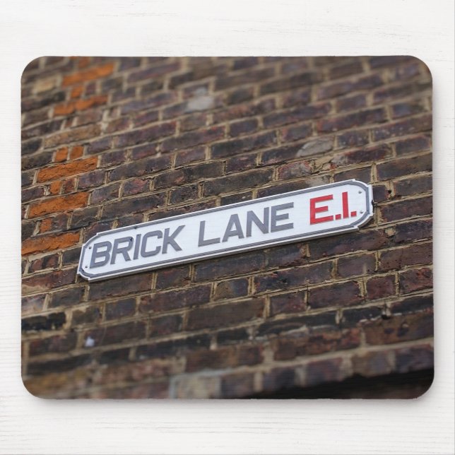 Brick Lane - London - Street Sign - Mouse Pad (Front)
