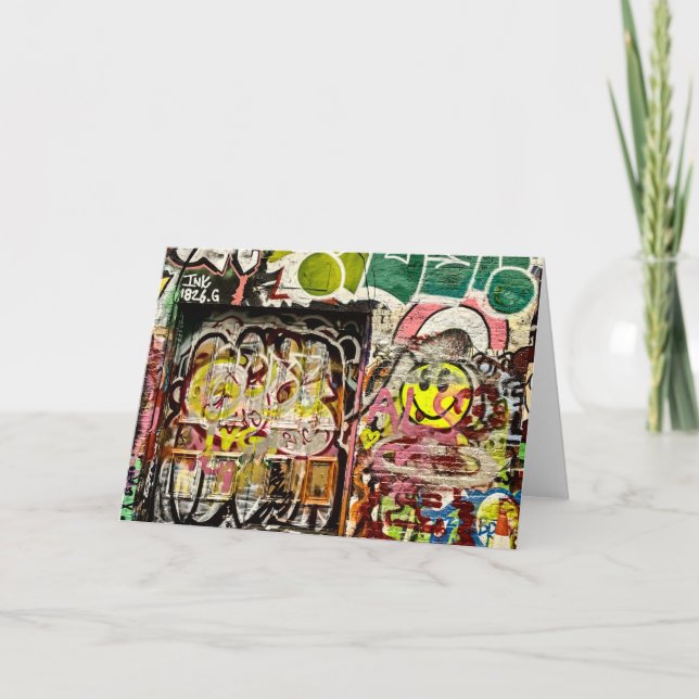 Brick Lane Street Art London (1119)  Card (Front)