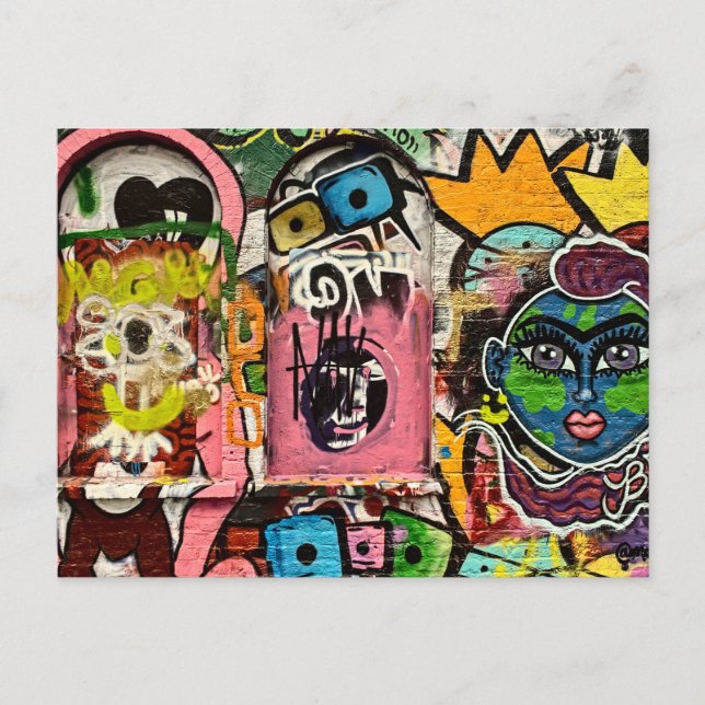 Brick Lane Street Art London (1120)  Postcard (Front)