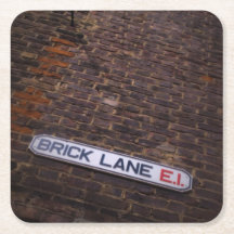 Brick Lane - Street Sign - Coaster