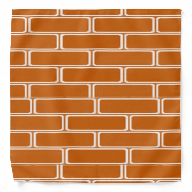 Brick Orange Bandana (Front)