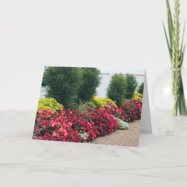 Brick Path Birthday Card (Front)