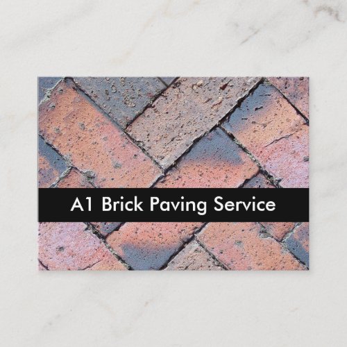Brick Paving Service Business Card