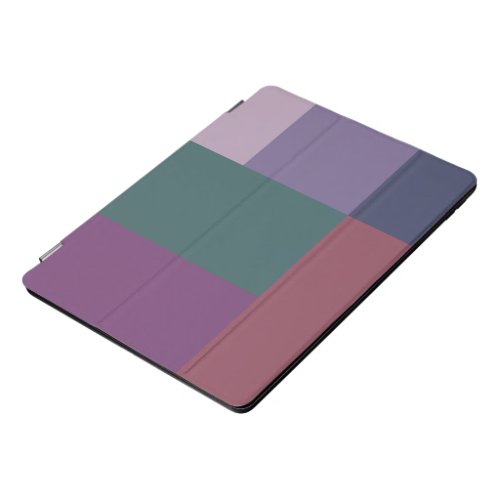 Brick Pink Purple Blue Green Color Block Print iPad Pro Cover