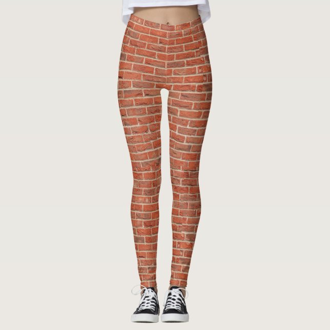 brick print leggings (Front)