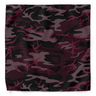 Brick Red Camo Bandana