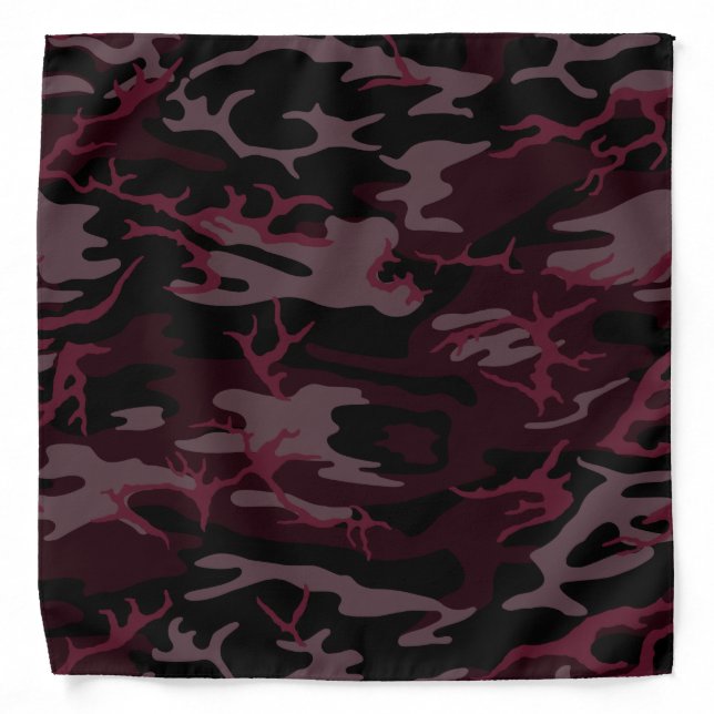 Brick Red Camo Bandana (Front)