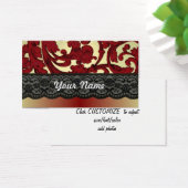 Brick red & gold damask (Desk)