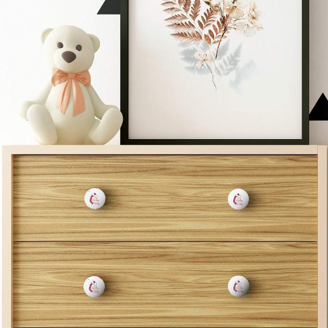 Brick Red I Feel Knitty, Oh So Knitty Ceramic Knob (Creator Uploaded)