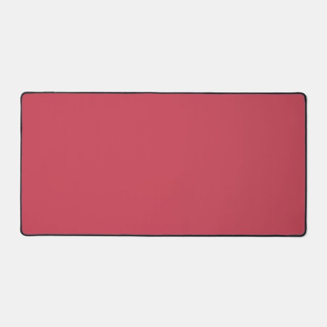 Brick red (solid color)  desk mat (Front)