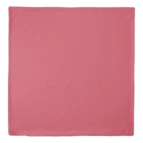 Brick red solid color  duvet cover