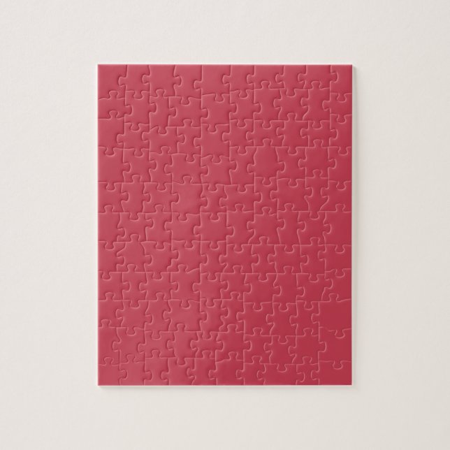 Brick red (solid color)  jigsaw puzzle (Vertical)