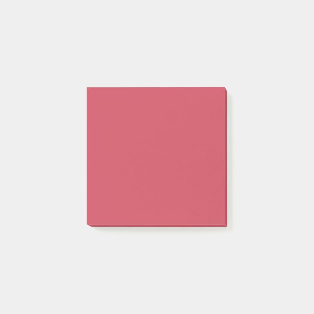 Brick red (solid color)  post-it notes (Front)