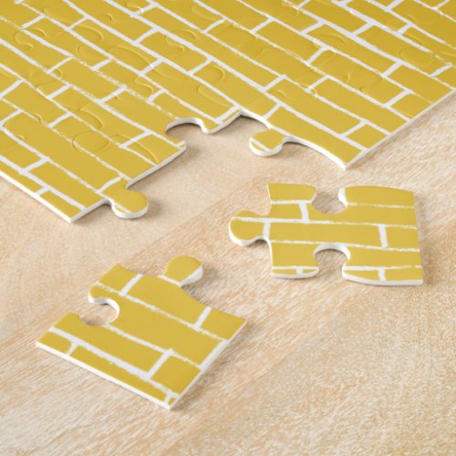 Brick Road _ Yellow  transparent Jigsaw Puzzle