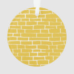 Brick Road - Yellow &amp; transparent Ornament