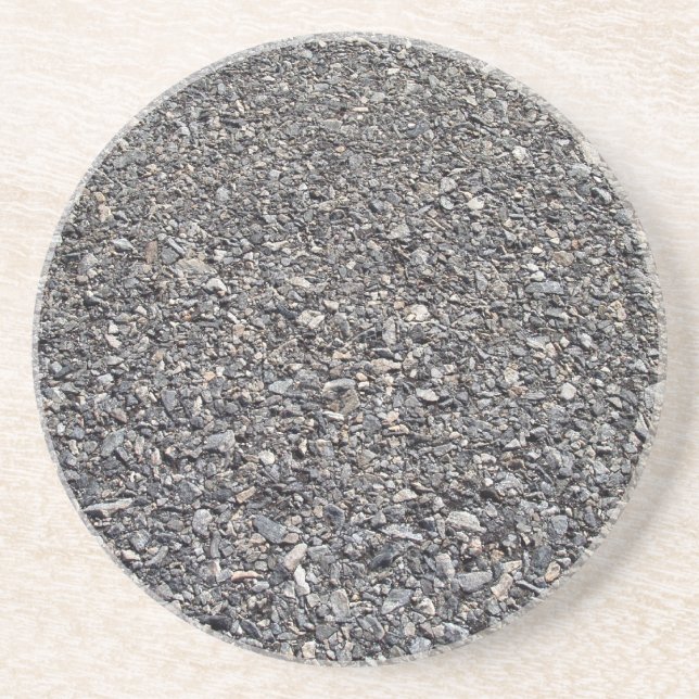 Brick, Rock, Stone Series---Black Texture Coaster (Front)