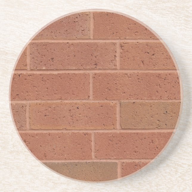Brick, Rock, Stone Series---Red Brick Coaster (Front)
