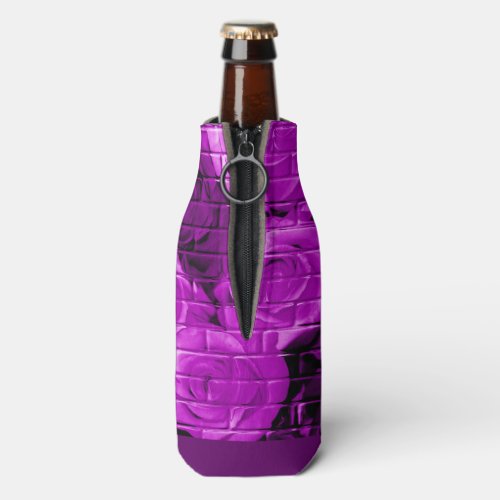 Brick Roses_04_Purple_Drink Bottle Cooler_Koozie Bottle Cooler
