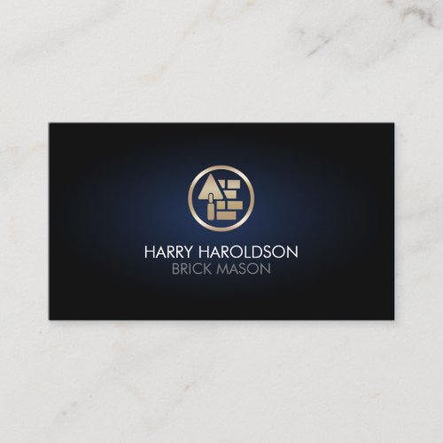 Brick Stone Mason Masonry Construction Business Ca Business Card