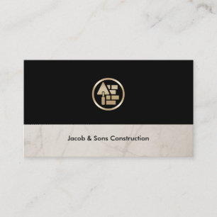 Brick Stone Mason Masonry Construction Business Card
