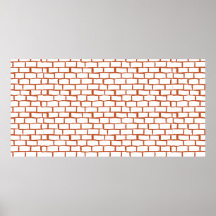 brick texture background poster