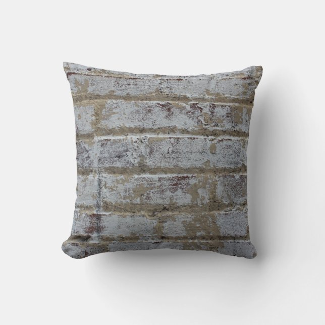 Brick Texture Pillow! Throw Pillow (Front)