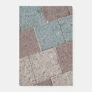 brick tiles post-it notes