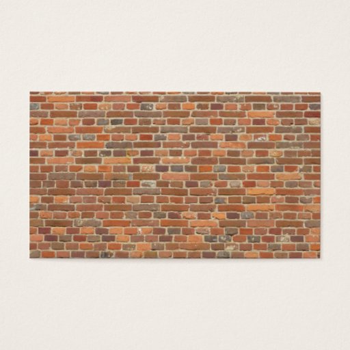 Customizable brick wall 2 MF Business Card Templates