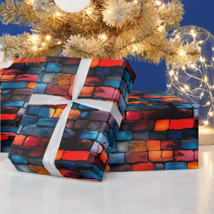 Brick Wall Art Wrapping Paper