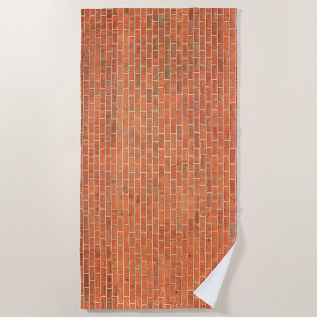 Brick Wall Beach Towel (Front)