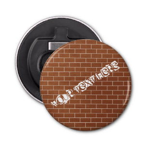 Brick Wall Bottle Opener with Custom Text
