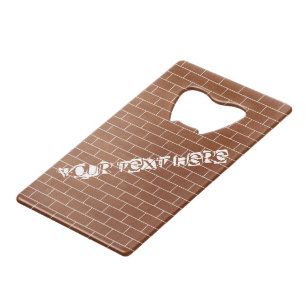 Brick Wall Bottle Opener with Custom Text