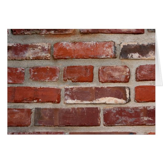 Brick wall brick texture customize the words cards (Front Horizontal)