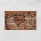Brick Wall Business Card (Front)