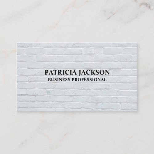 Brick Wall Business Card