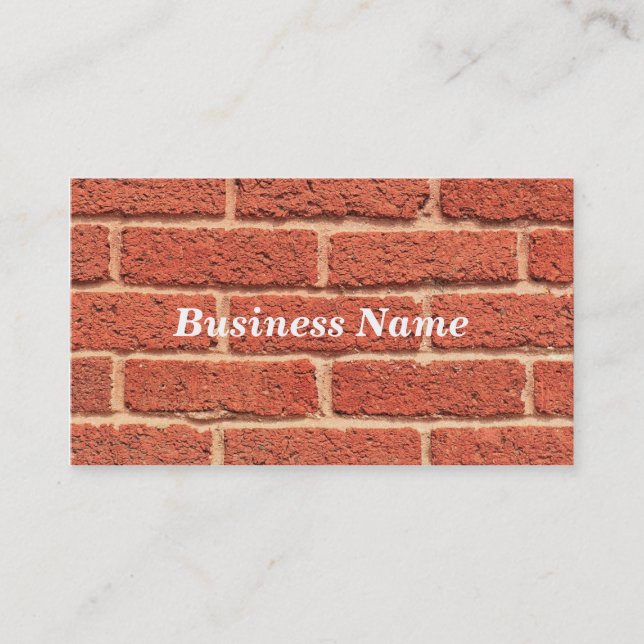 Brick Wall Business Card (Front)