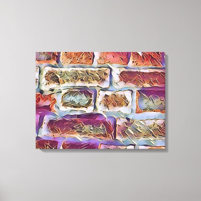BRICK WALL   CANVAS PRINT (Front)