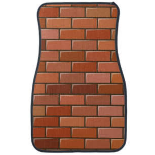 brick wall car floor mat