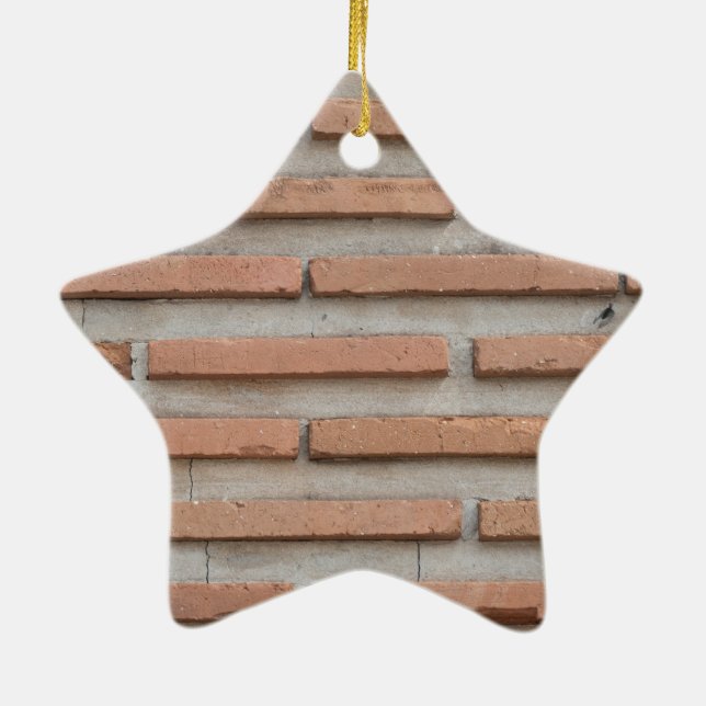 Brick wall ceramic ornament (Back)