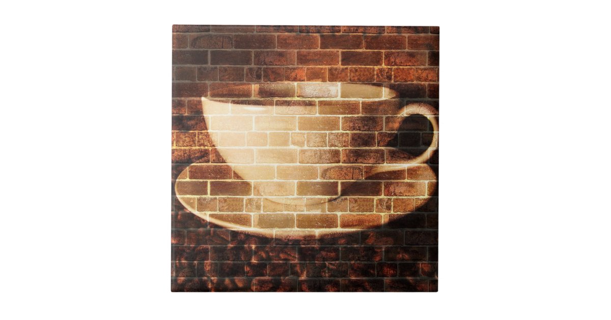 Brick Wall Coffee Tile 