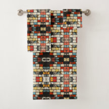 Brick wall colorful