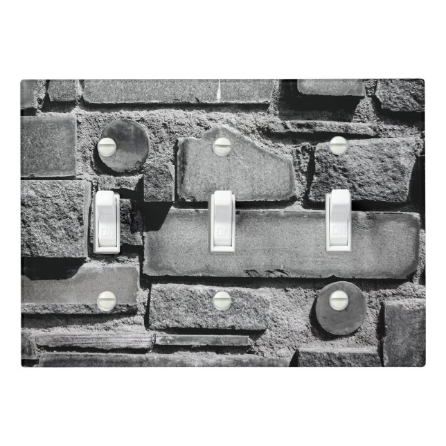 Brick Wall - Cool Fun Unique Light Switch Cover (In Situ)