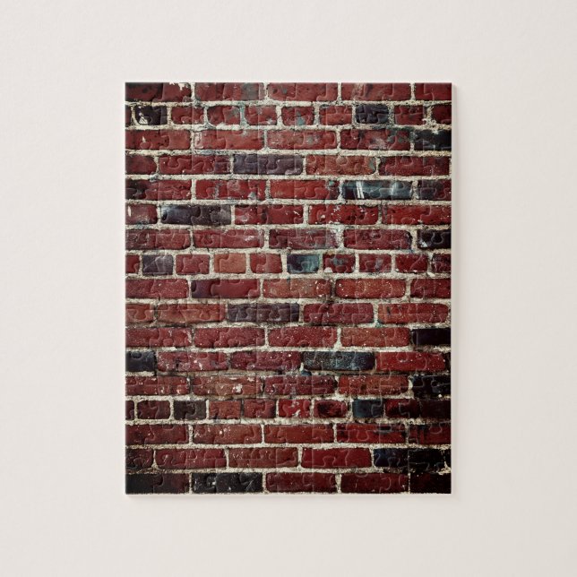 Brick Wall Cool Texture Pattern Jigsaw Puzzle (Vertical)