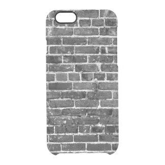 Brick Wall Cool Texture Pattern Clear iPhone 6/6S Case
