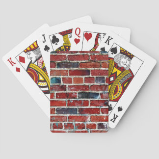 Brick Wall Cool Texture Poker Cards