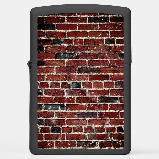 Brick Wall Cool Texture Zippo Lighter (Front)