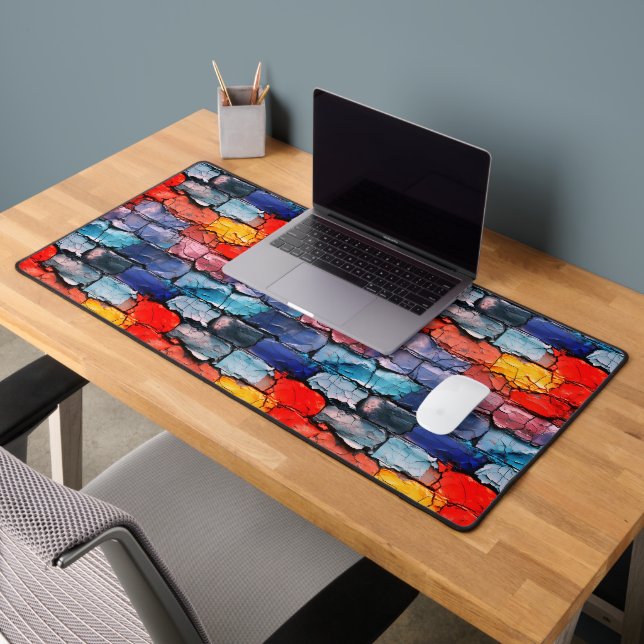Brick Wall Desk Mat (Office 2)