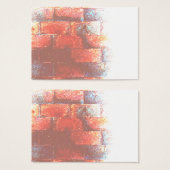 Brick Wall. Digital Art. (Front & Back)
