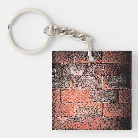 Brick Wall. Digital Art. Keychain
