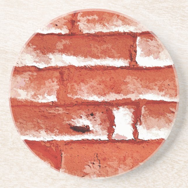 BRICK WALL DRINK COASTER (Front)
